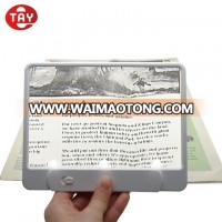 LED Page Reading Magnifier With 3X Magnifying Lens