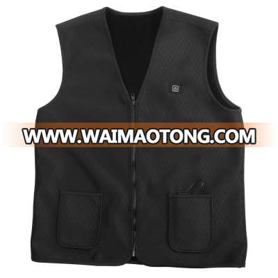 2018 New Hot Sale Men Women Winter Electric Heated Vest Far Infrared Carbon Fiber Heating Waistcoat Thermal Warm Clothing