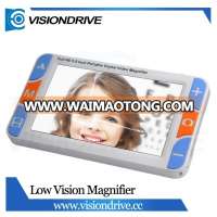 VD-600 Low Vision Video Amplifier 5 Inch Scrren with 2 HD Lens Reading Magnifier support 48X Zoom