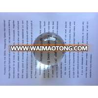 Acrylic polishing spherical magnifying glass 6X80MM